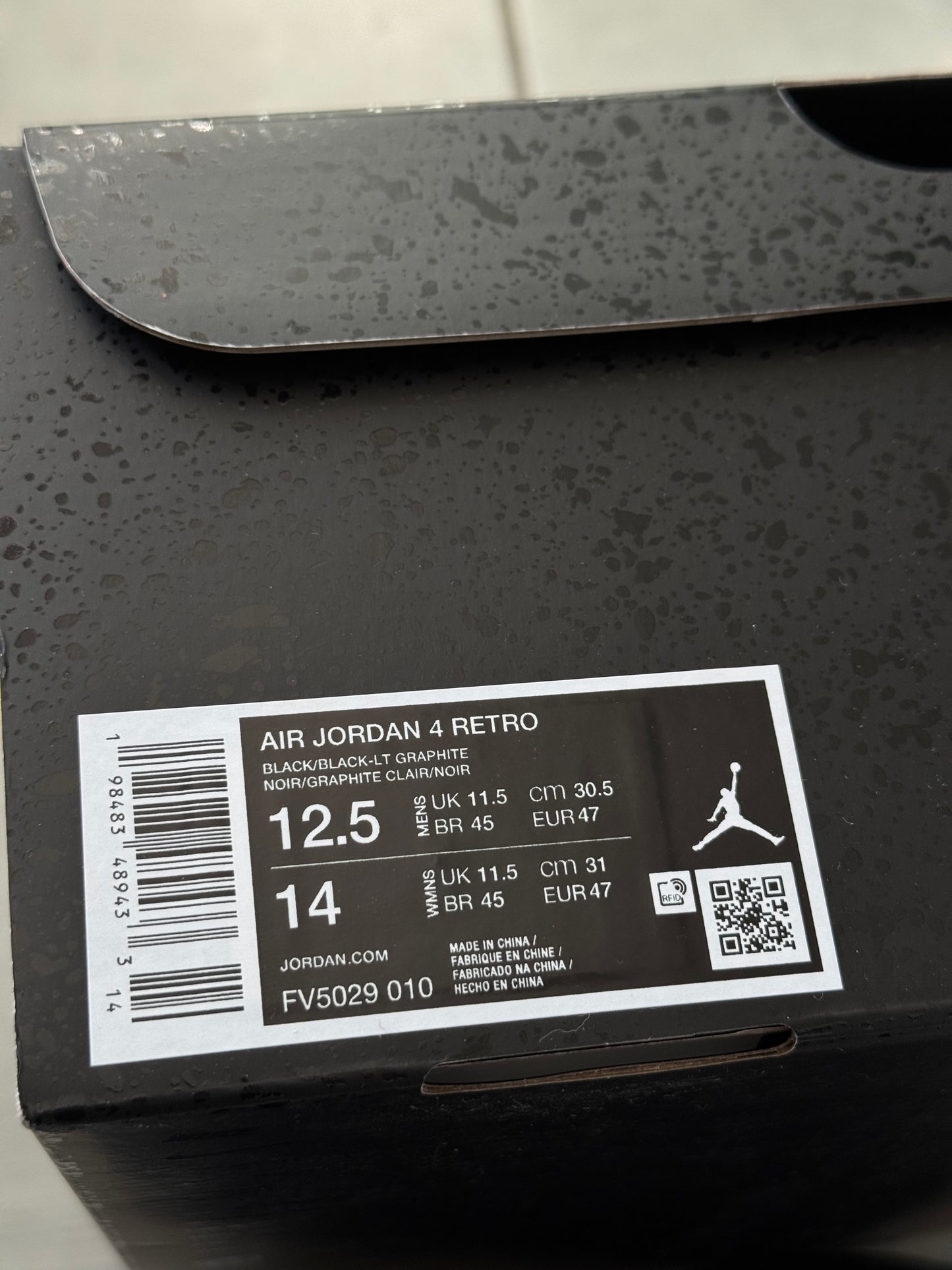 Air Jordan 4 Black Cat 2025 FV5029-010