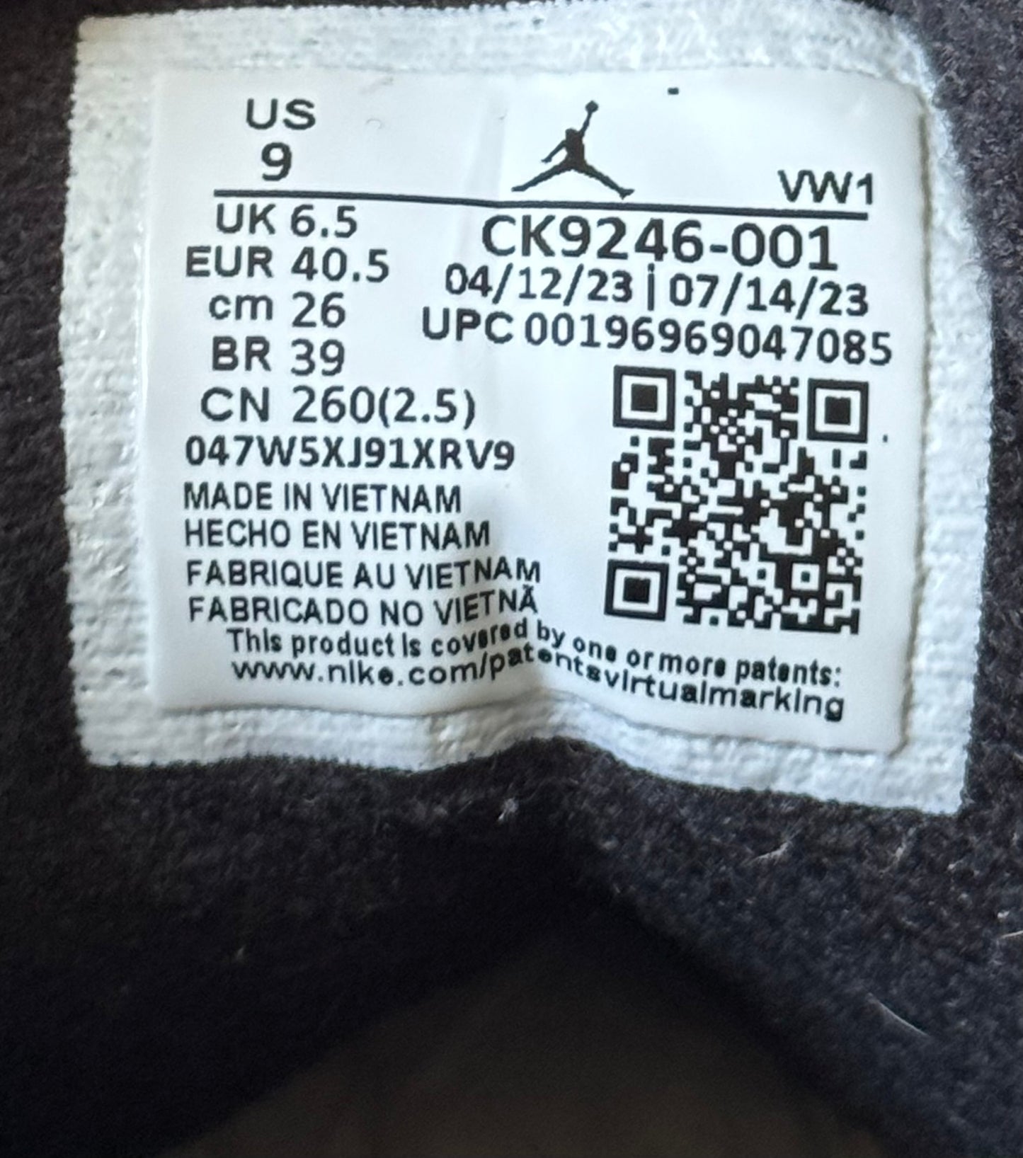 Air Jordan 3 Off-Noir CK9246-001