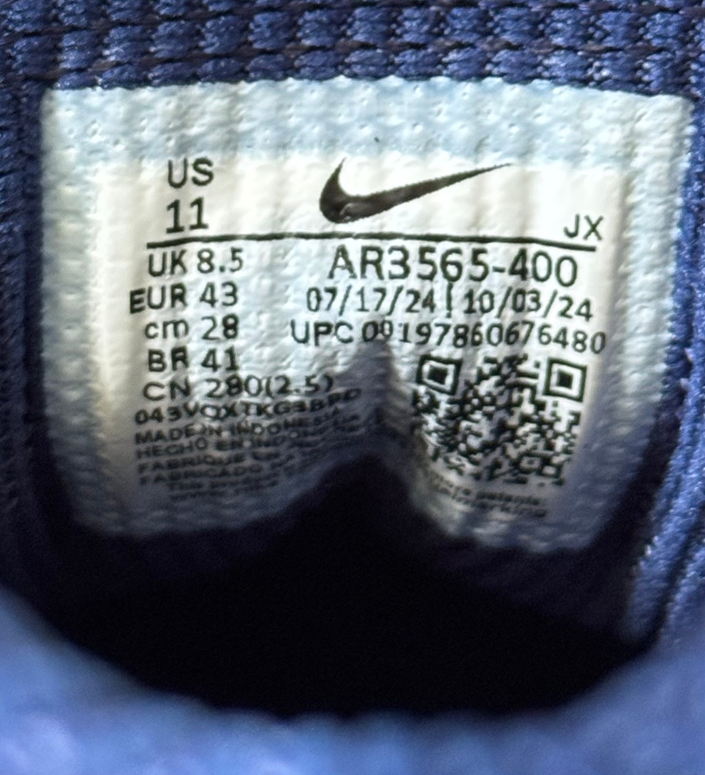 Nike Shox R4 Blue Void