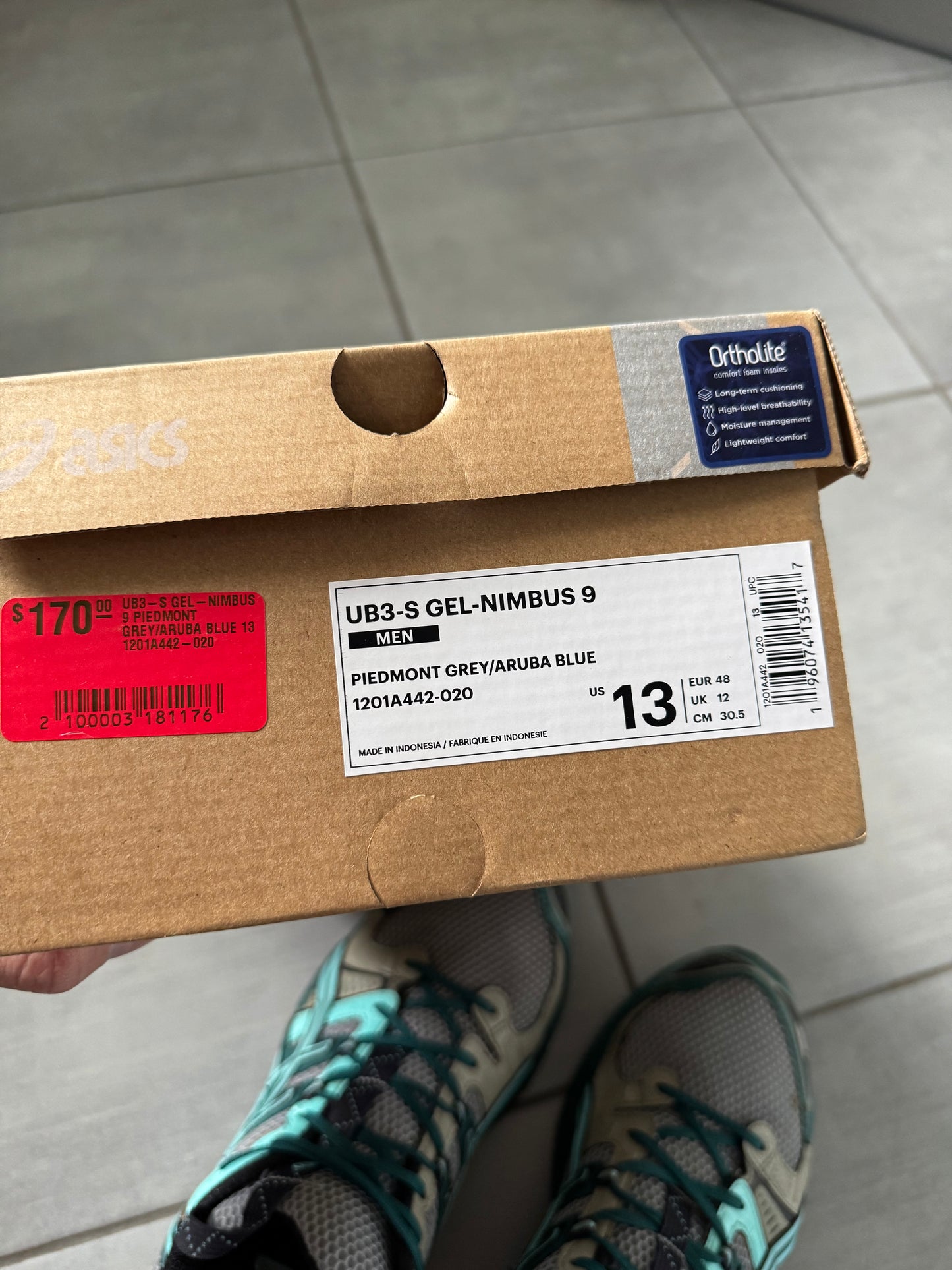 Asics Gel-Nimbusb9 x Kiko Kostadinov Piedmont Grey 1201A442-020