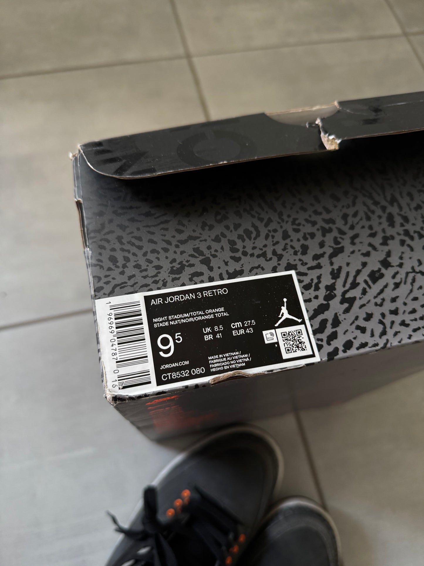 Air Jordan 3 Fear