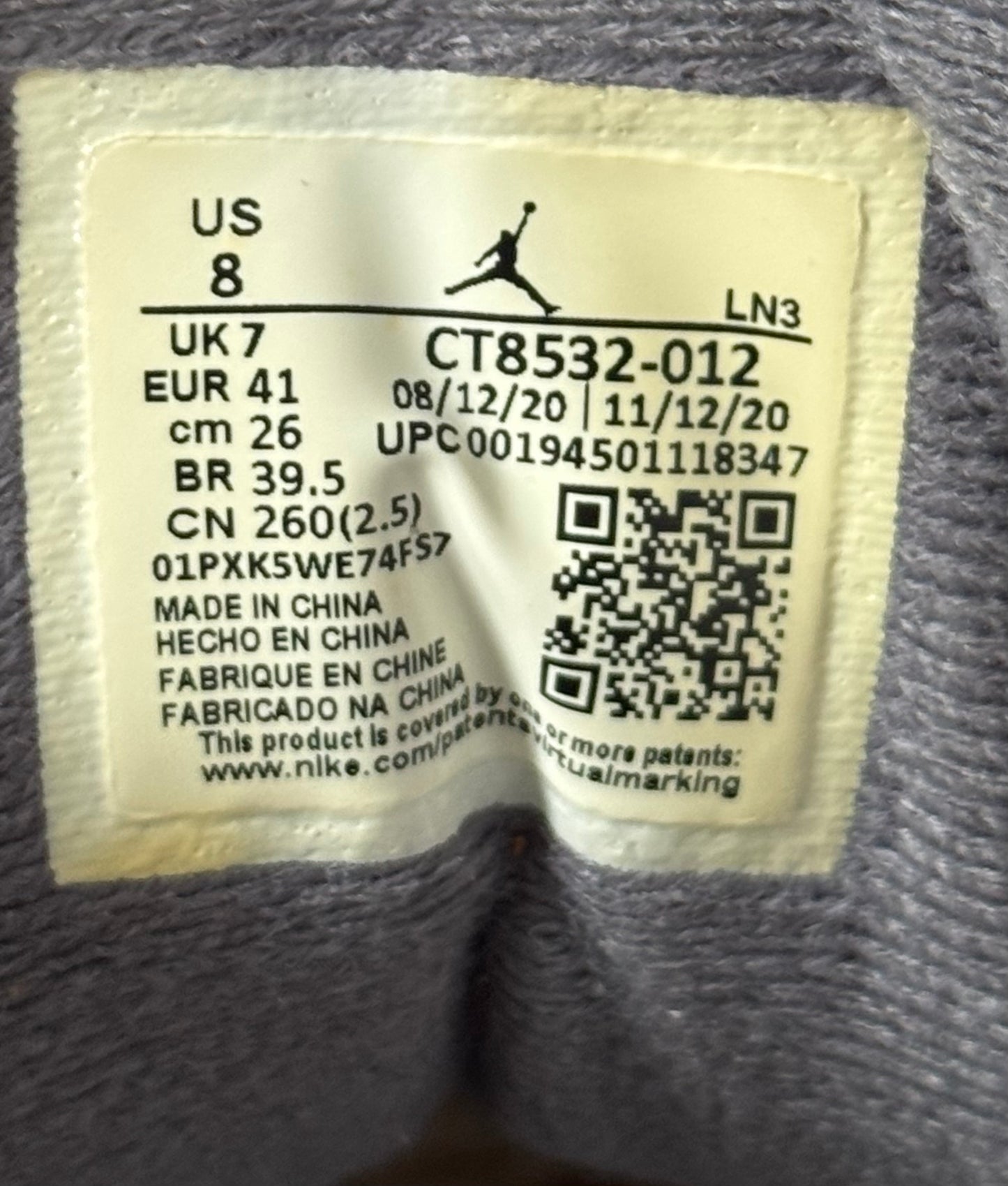 Air Jordan 3 Cool Grey