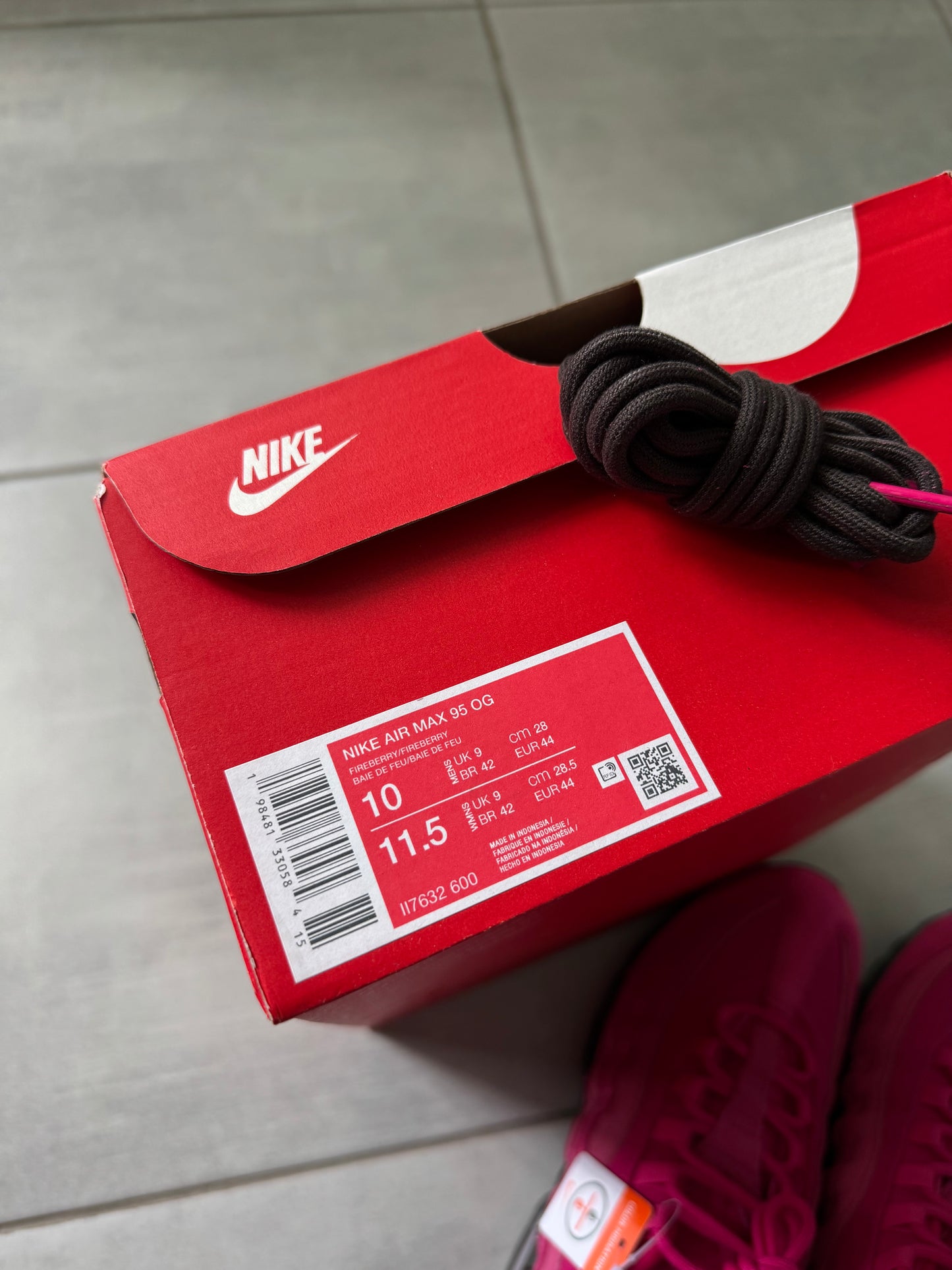 Nike Air Max 95 OG Fireberry II7632-600