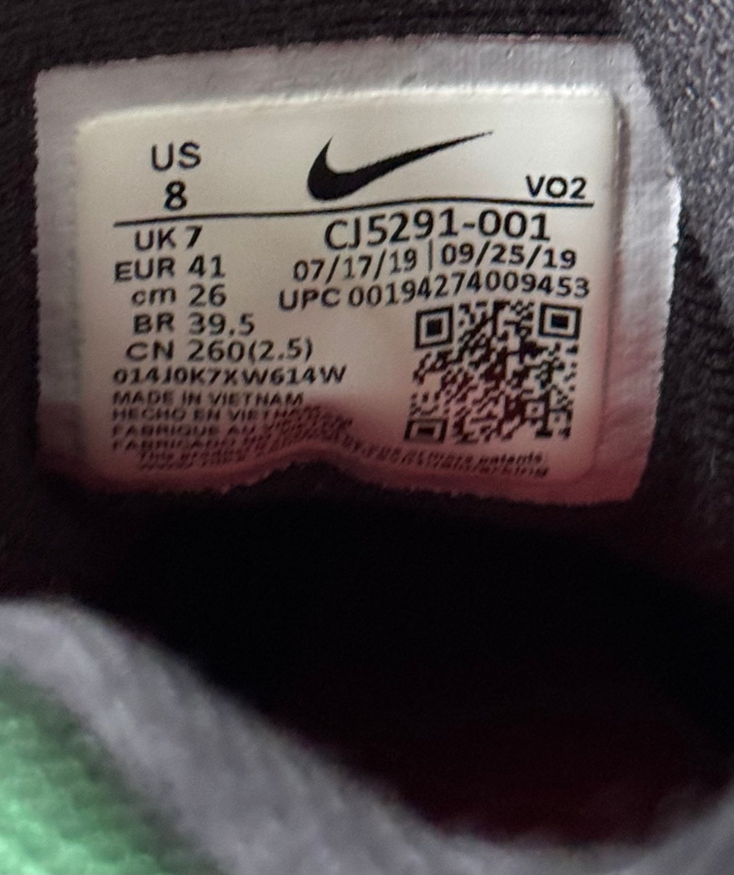 Nike Air Cross Trainer 3 x Supreme Black Gorge Green