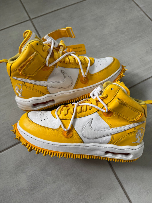 Nike Air Force 1 Mid x Off-White Varsity Maize DR0500-101
