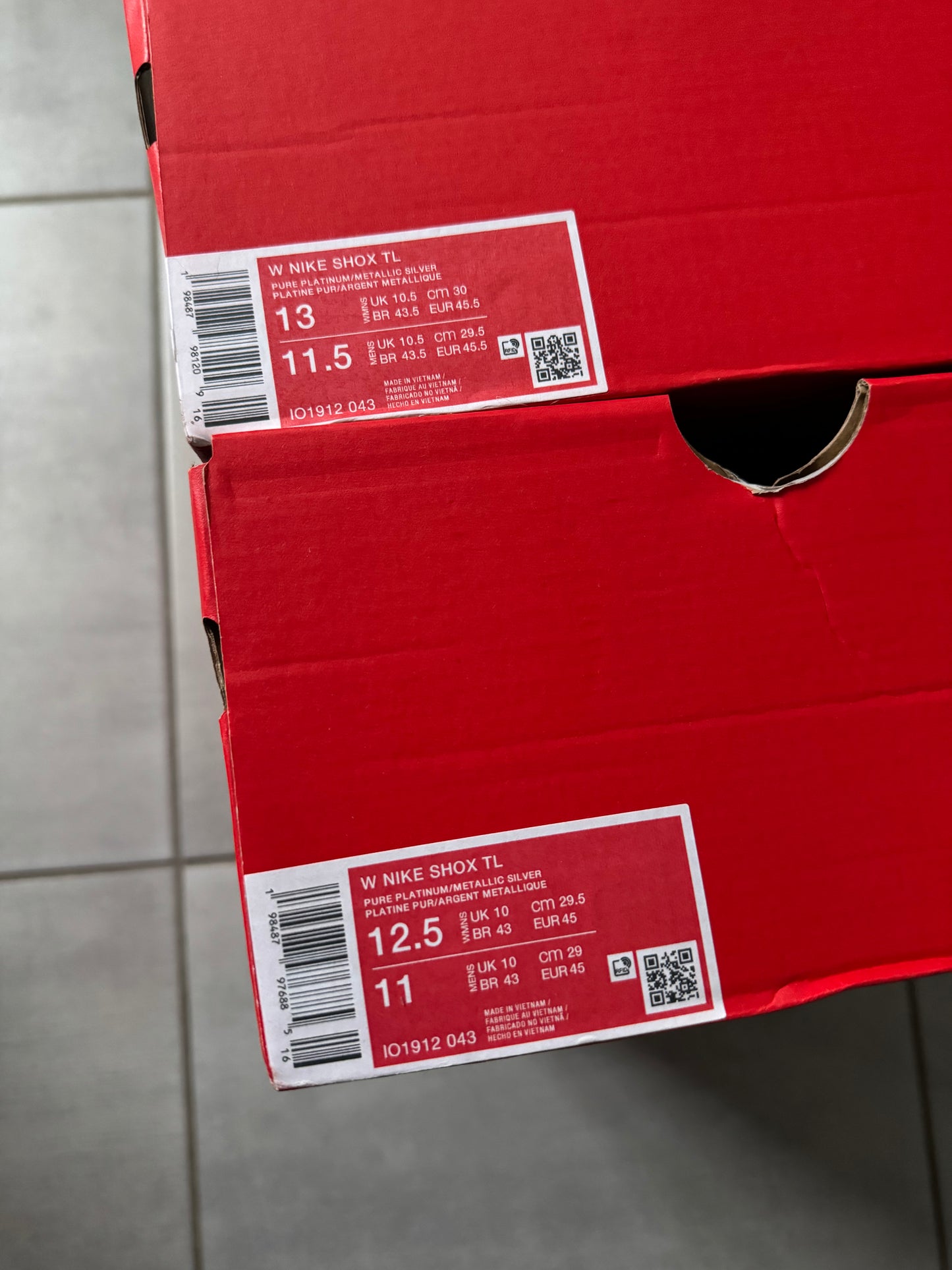 Nike Shox TL Pure Platinum IO1912-043