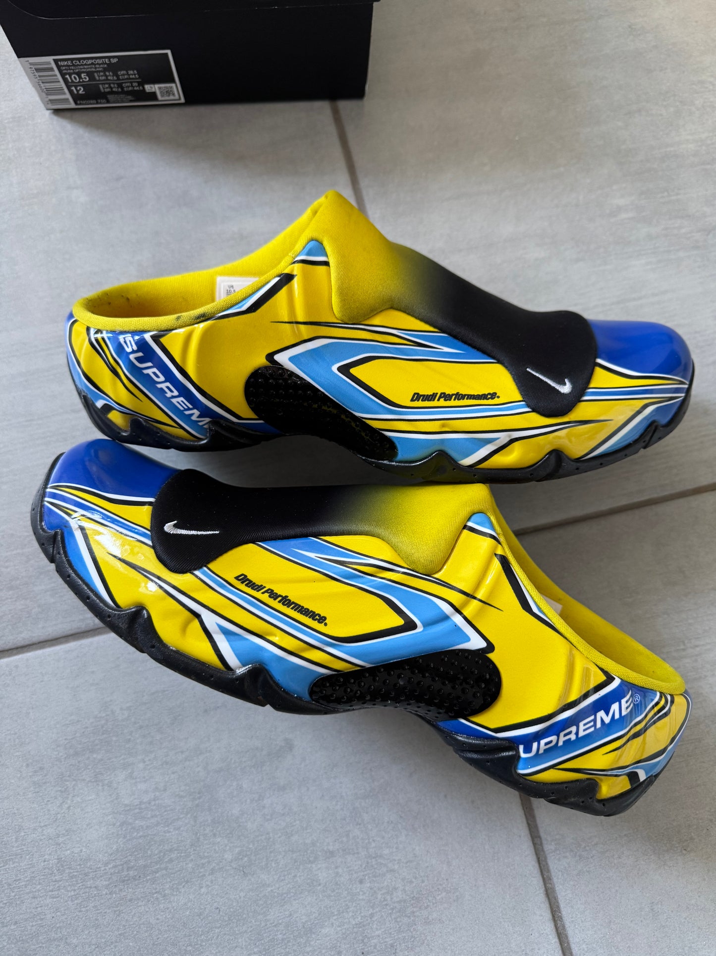 Nike Clogposite x Supreme Opti Yellow