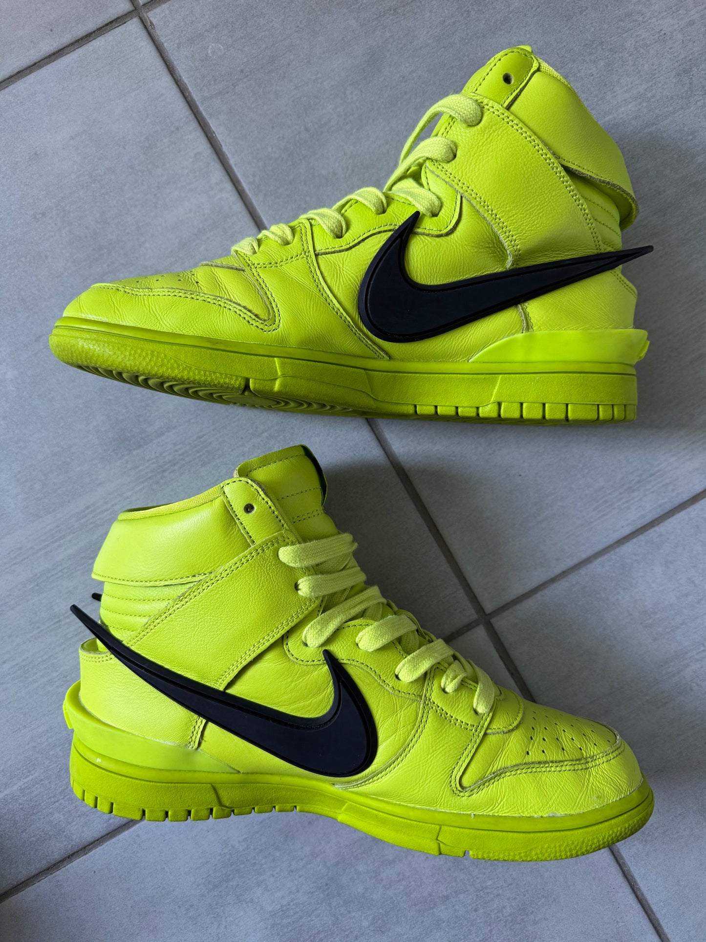 Nike Dunk High x AMBUSH Flash Lime CU7544-300