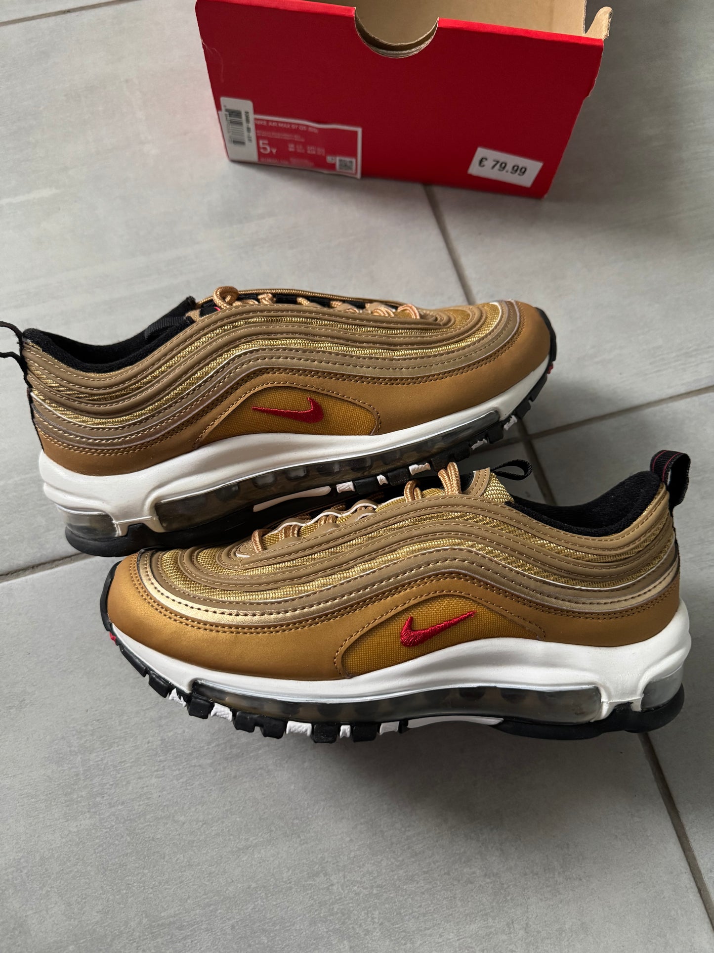 Nike Air Max 97 GS Metallic Gold