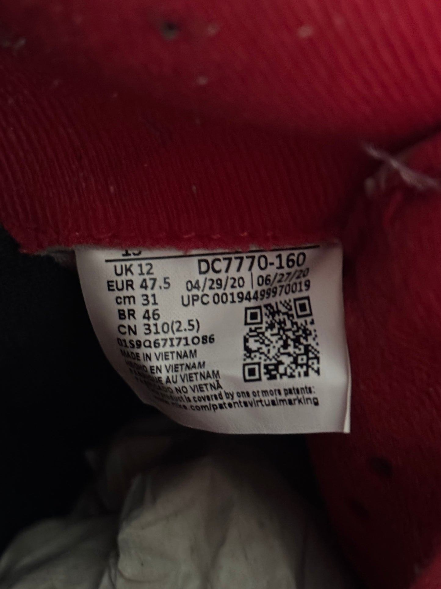 Air Jordan 4 Fire Red 2020