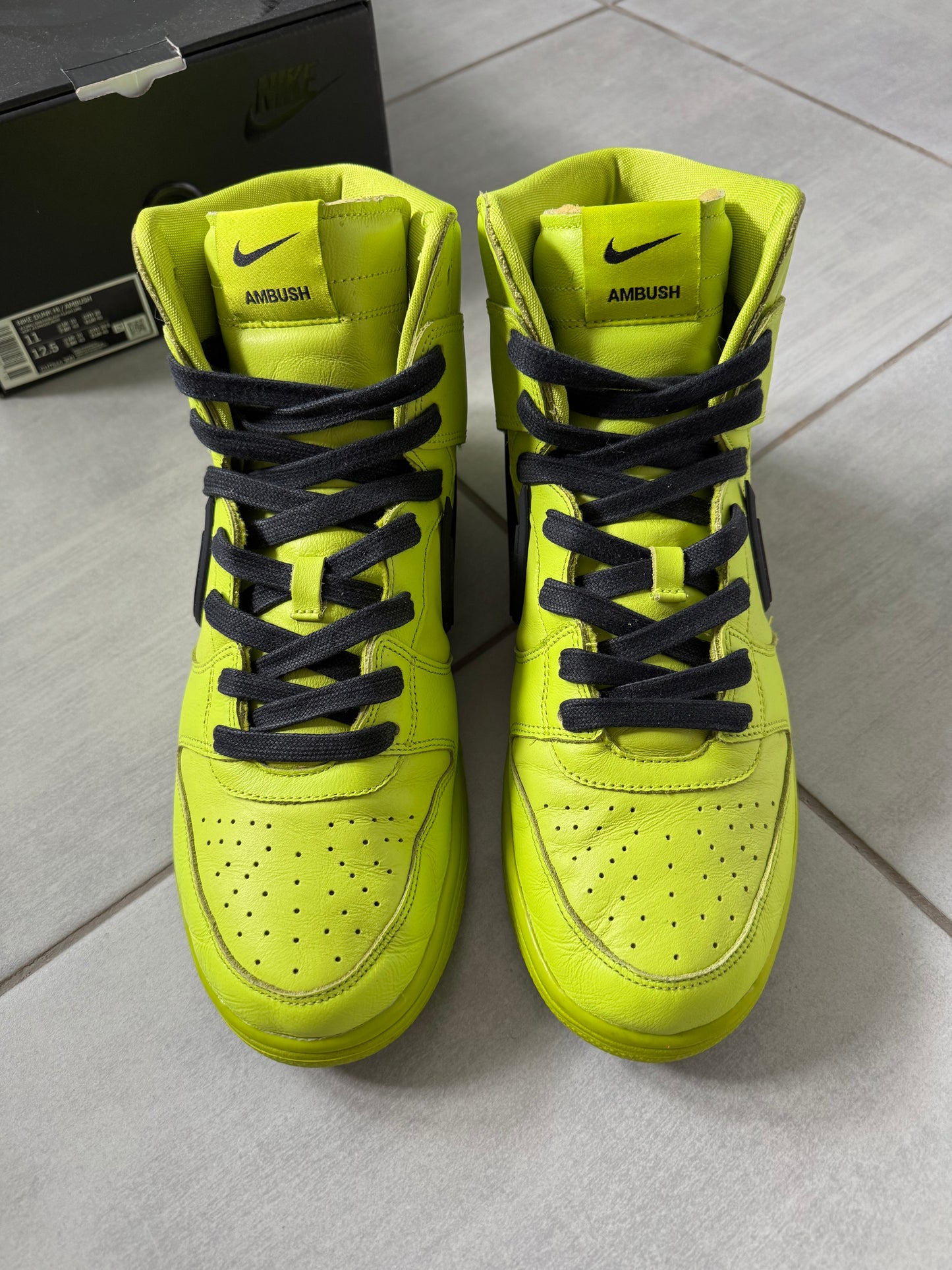 Nike Dunk High x AMBUSH Flash Lime CU7544-300
