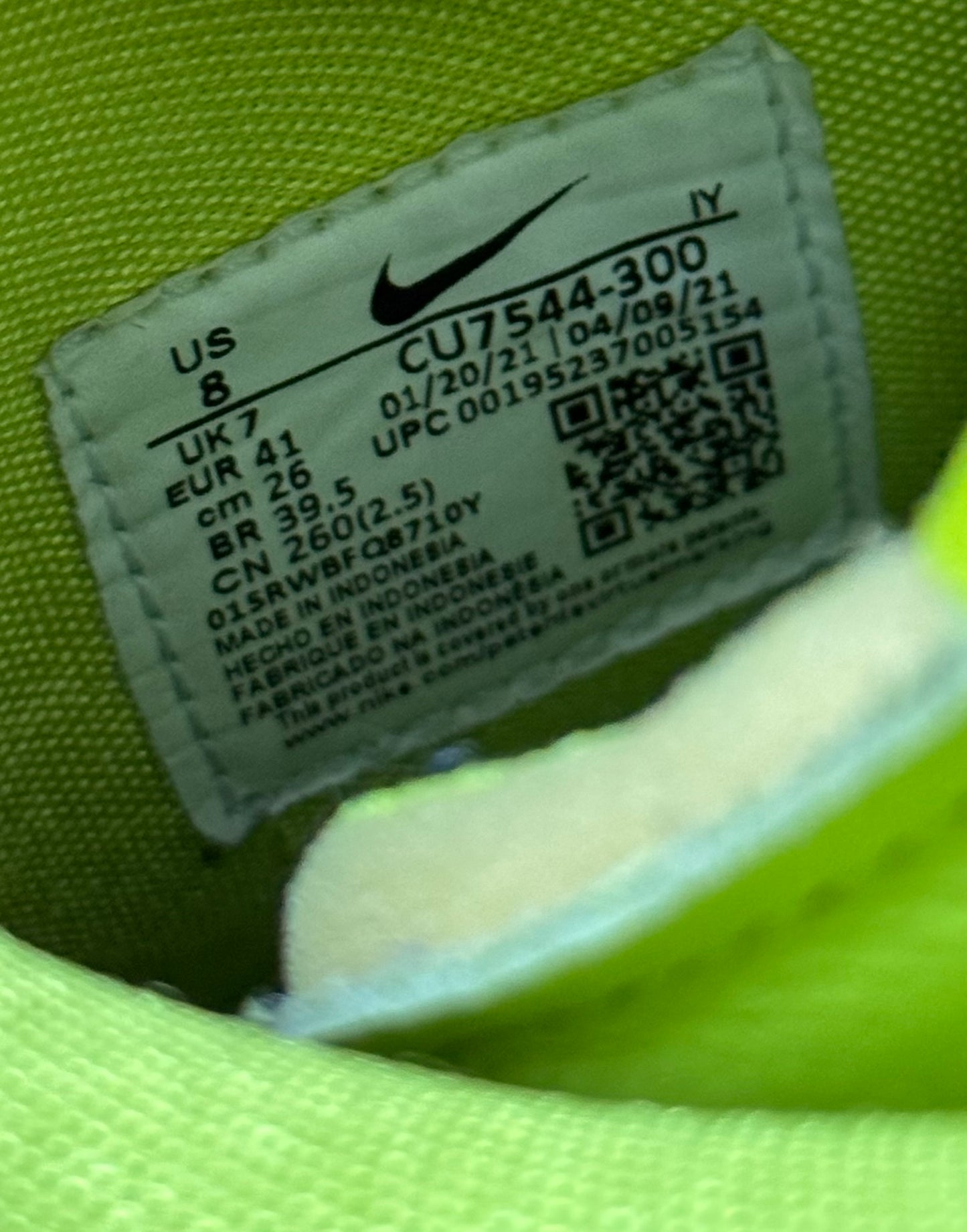 Nike Dunk High x AMBUSH Flash Lime CU7544-300