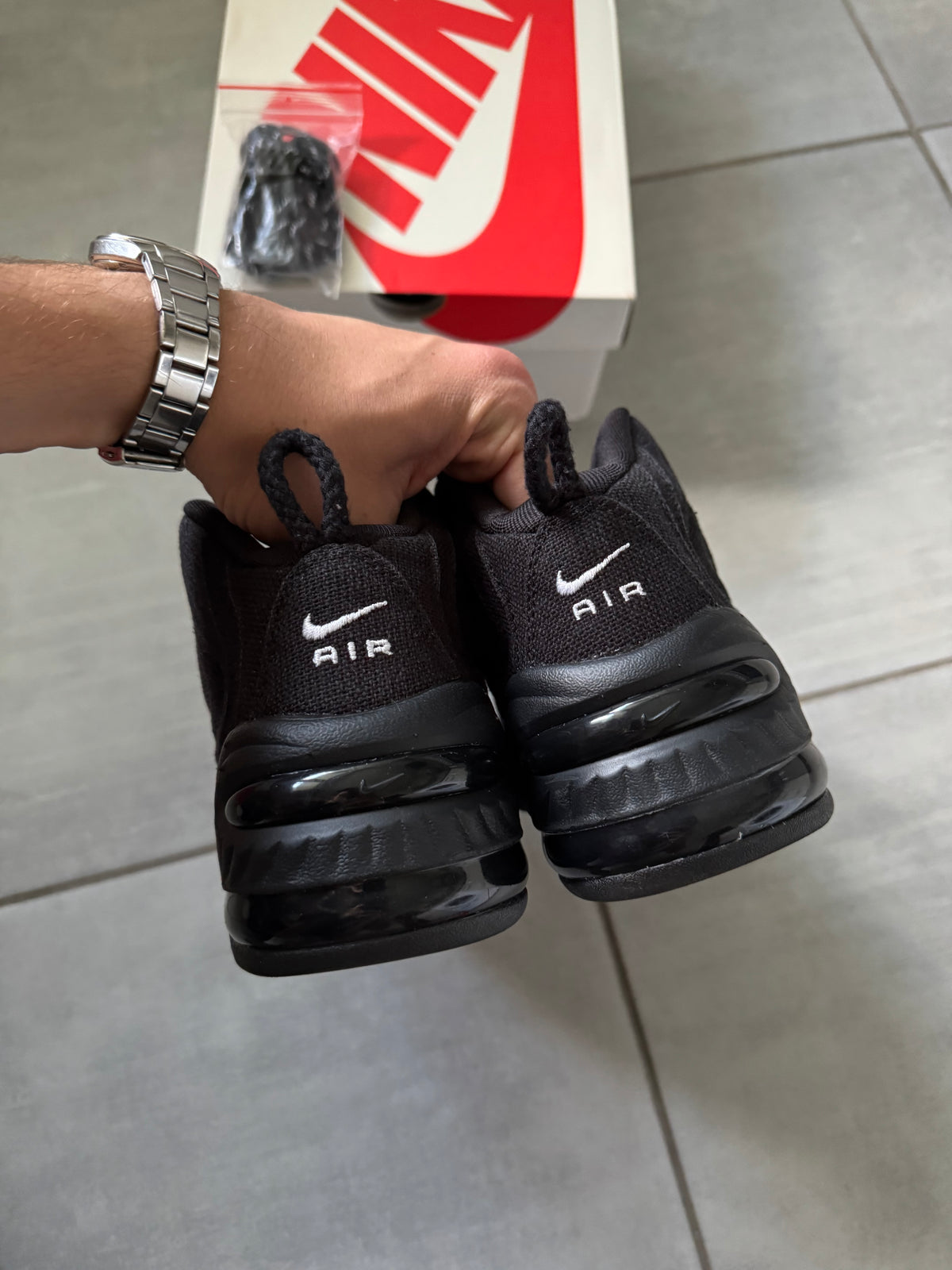 45.5 | Nike Air Penny 2 x Stussy Black DQ5674-001
