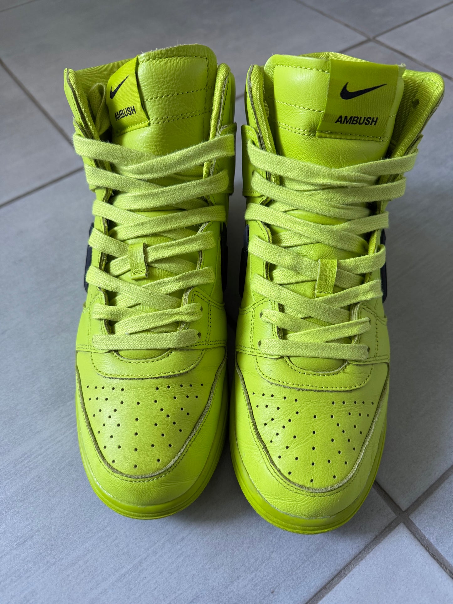 Nike Dunk High x AMBUSH Flash Lime CU7544-300