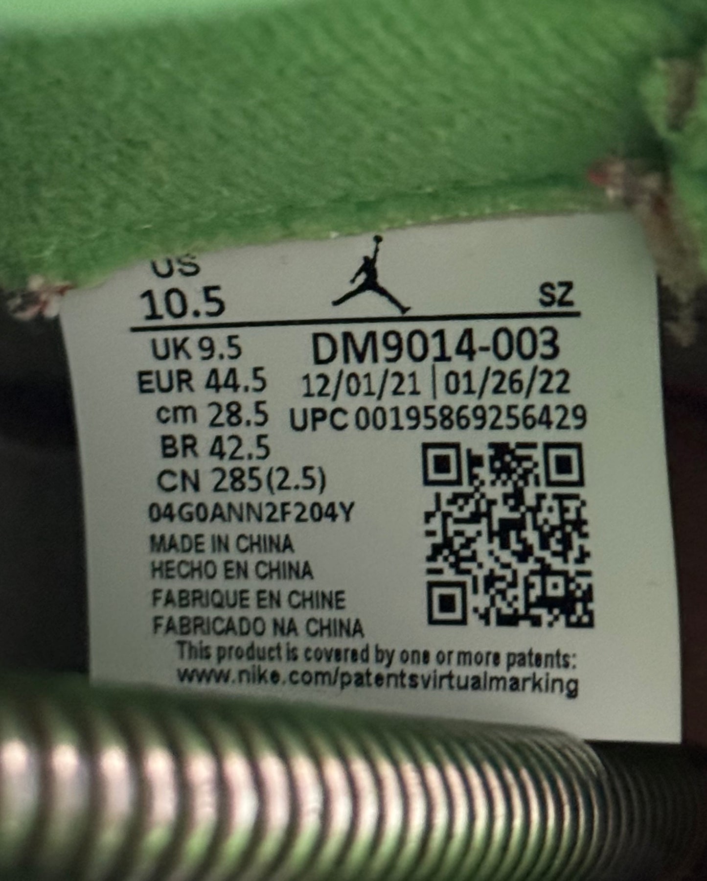 Air Jordan 5 Green Bean