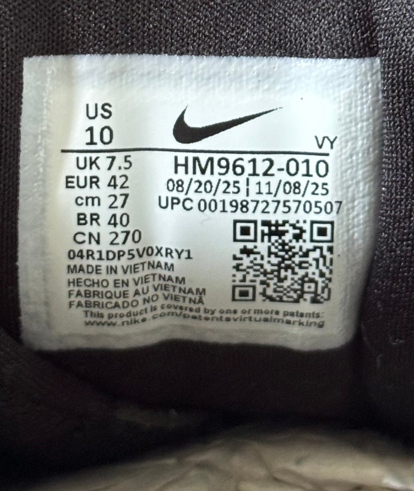 Nike Shox TL Black Cave Stone HM9612-010
