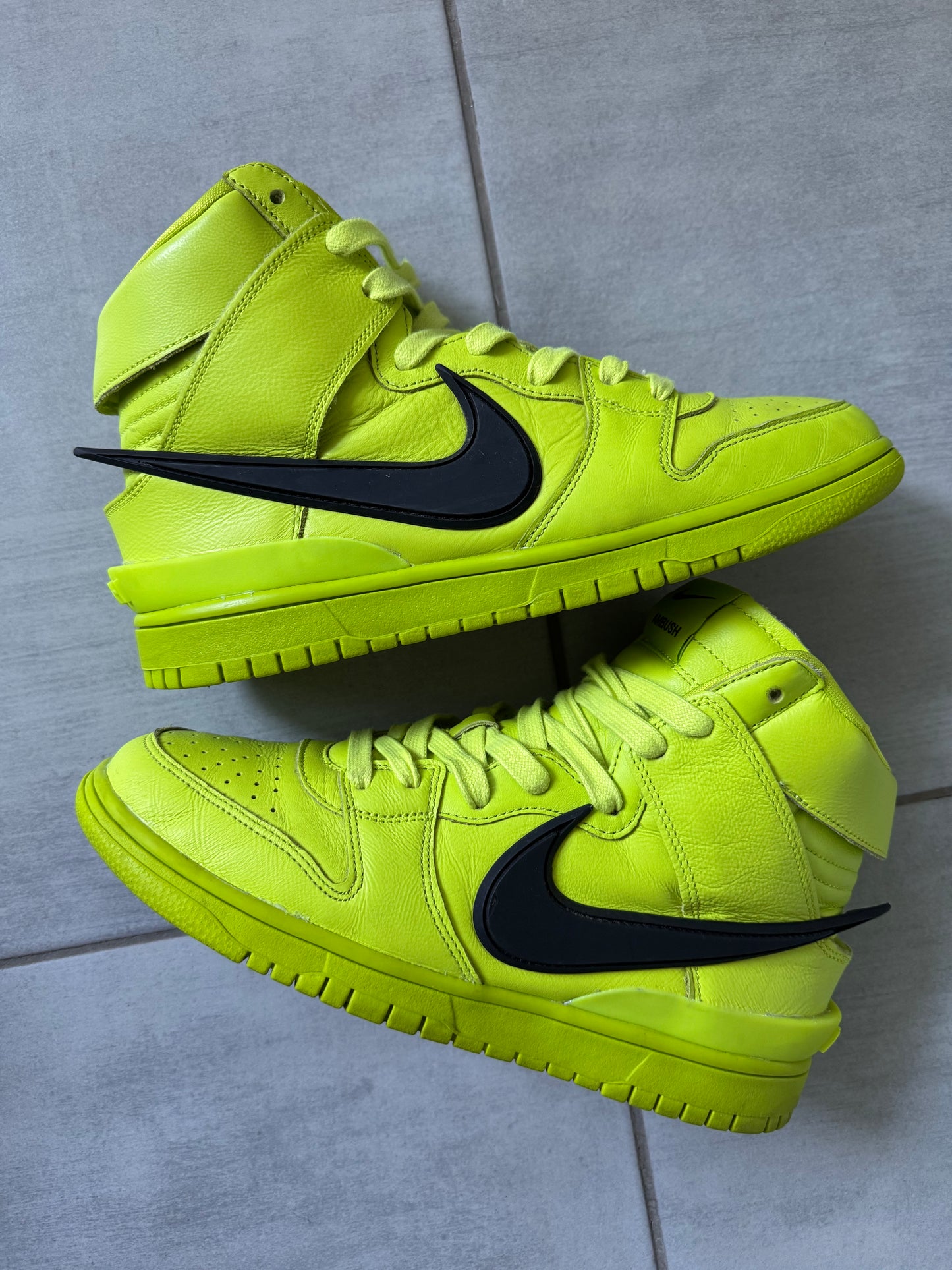 Nike Dunk High x AMBUSH Flash Lime CU7544-300