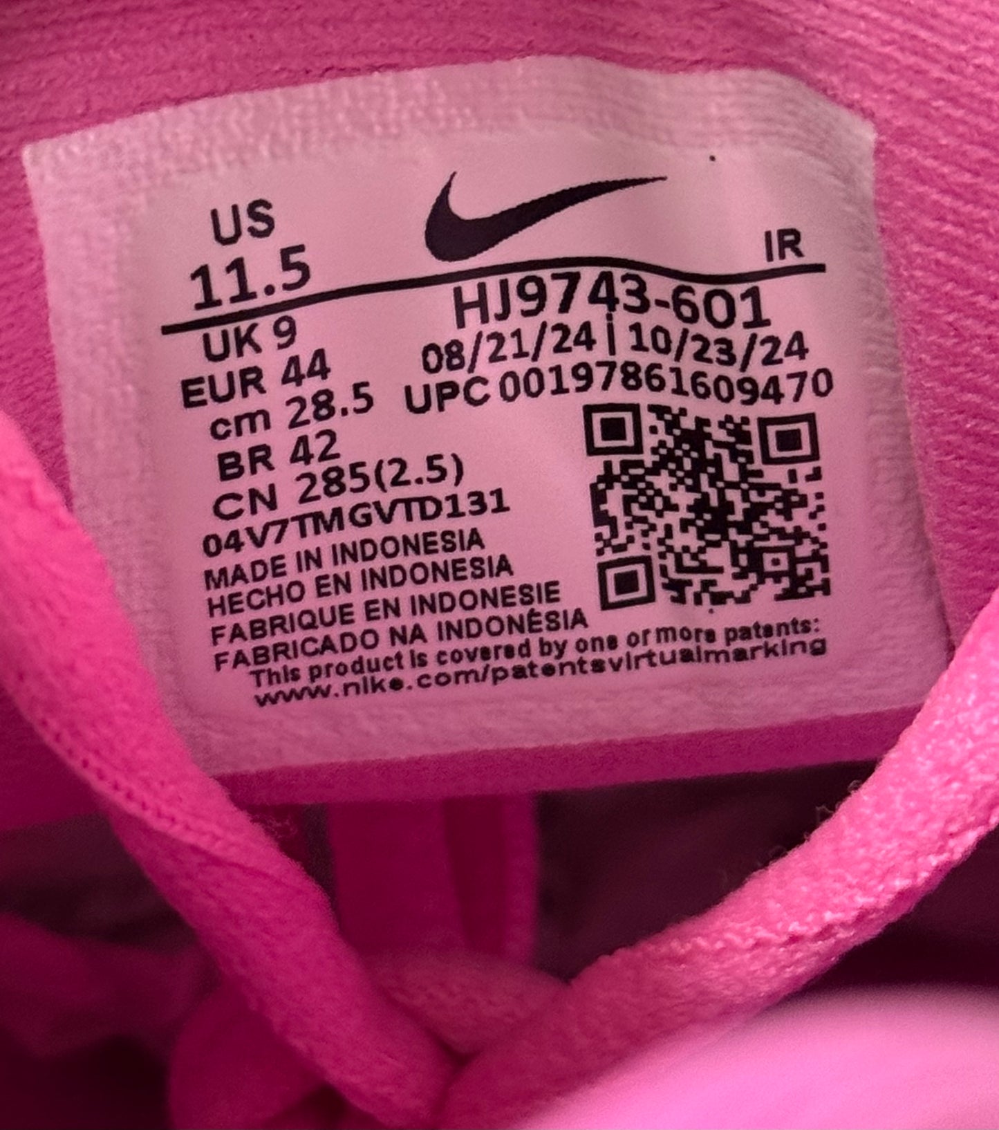 Nike Air Max Plus Pink Black HJ9743-601