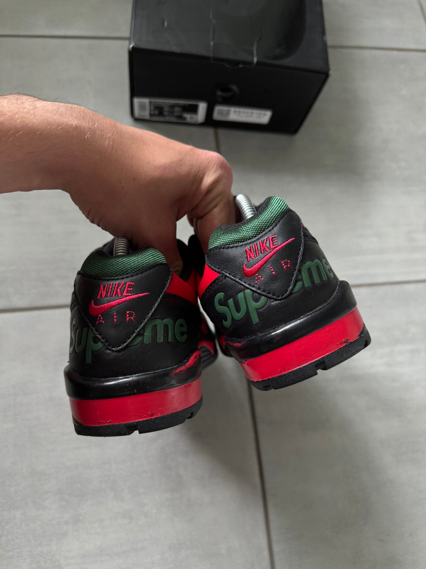 Nike Air Cross Trainer 3 x Supreme Black Gorge Green