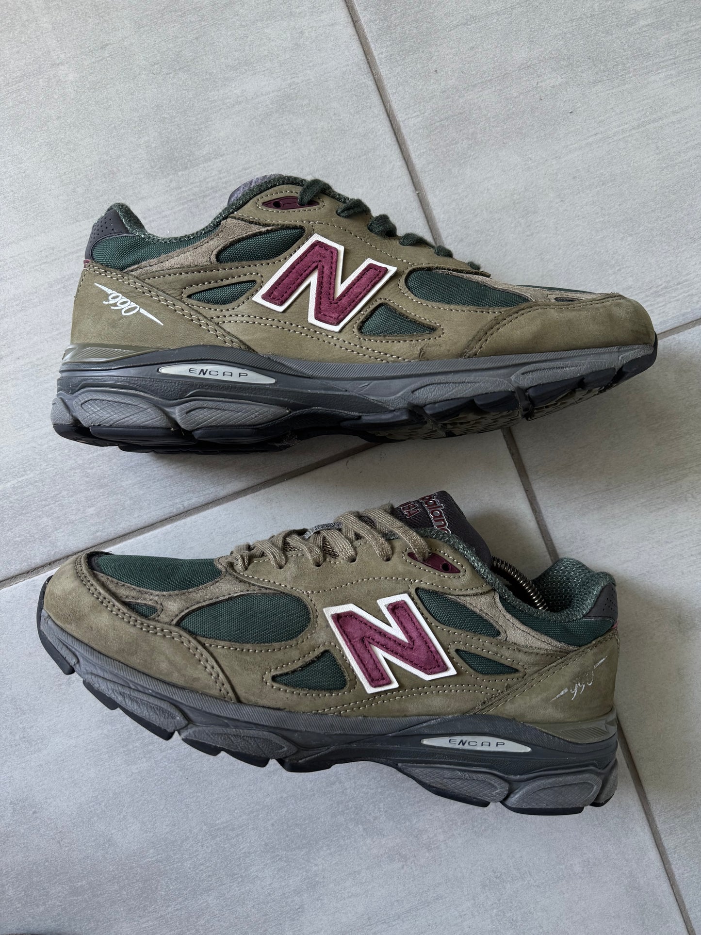 New Balance 990v3 x Teddy Santis Green Purple M990GP3