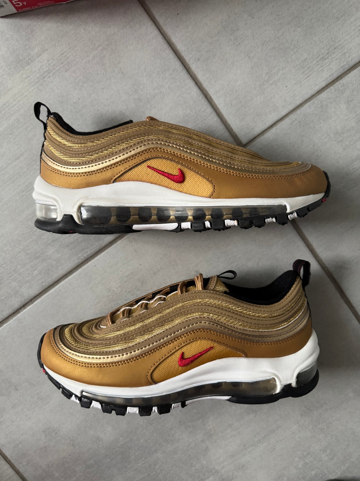 Nike Air Max 97 GS Metallic Gold