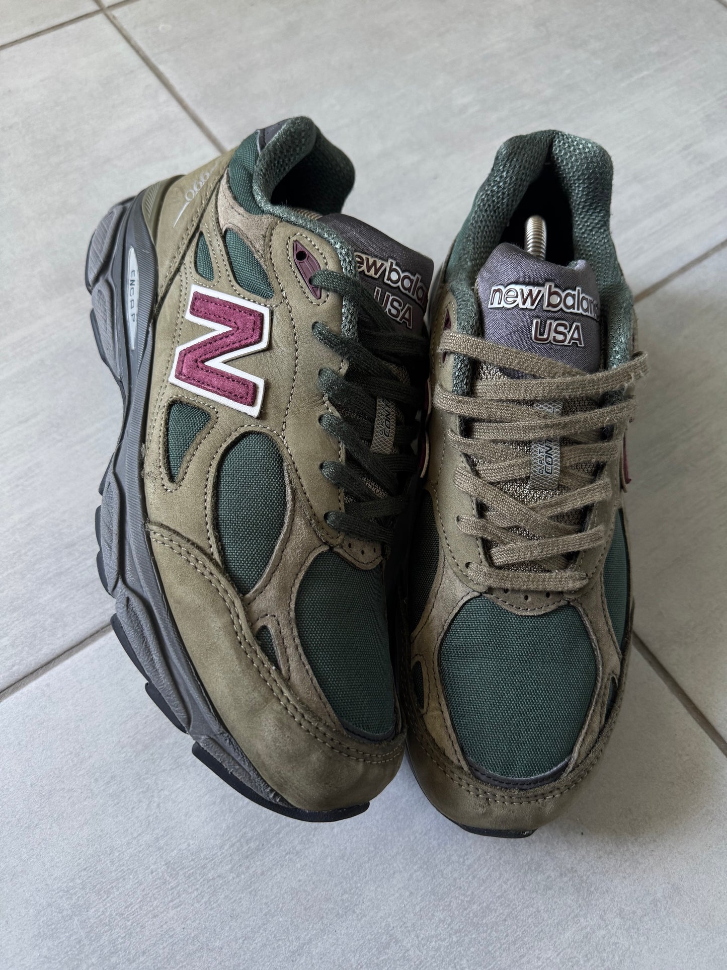 New Balance 990v3 x Teddy Santis Green Purple M990GP3