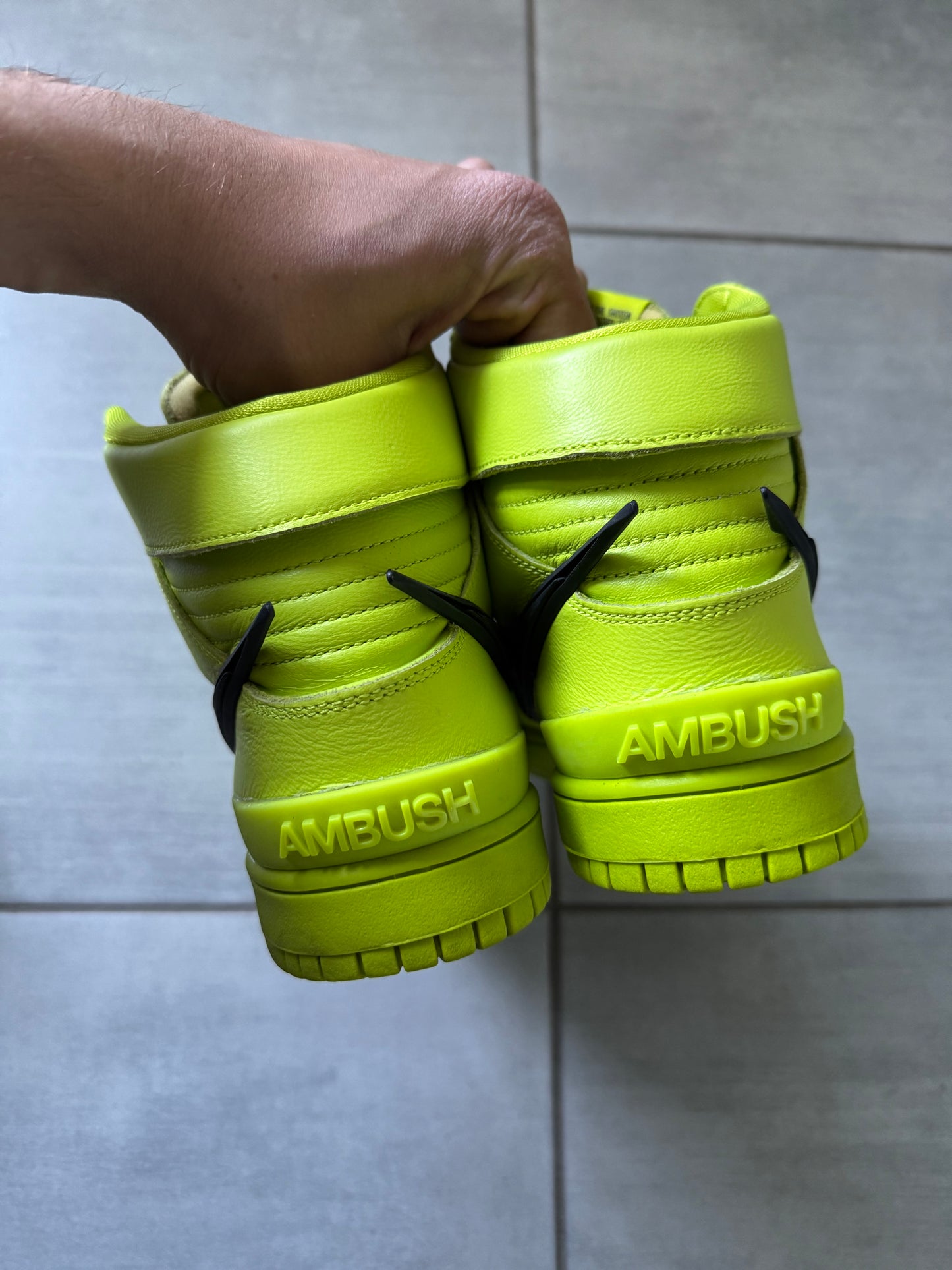 Nike Dunk High x AMBUSH Flash Lime CU7544-300