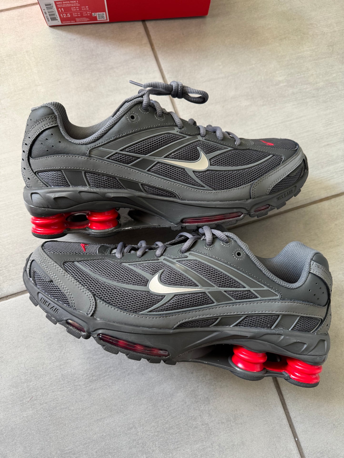 Nike Shox Ride 2 Smoke Grey Red IM5999-084