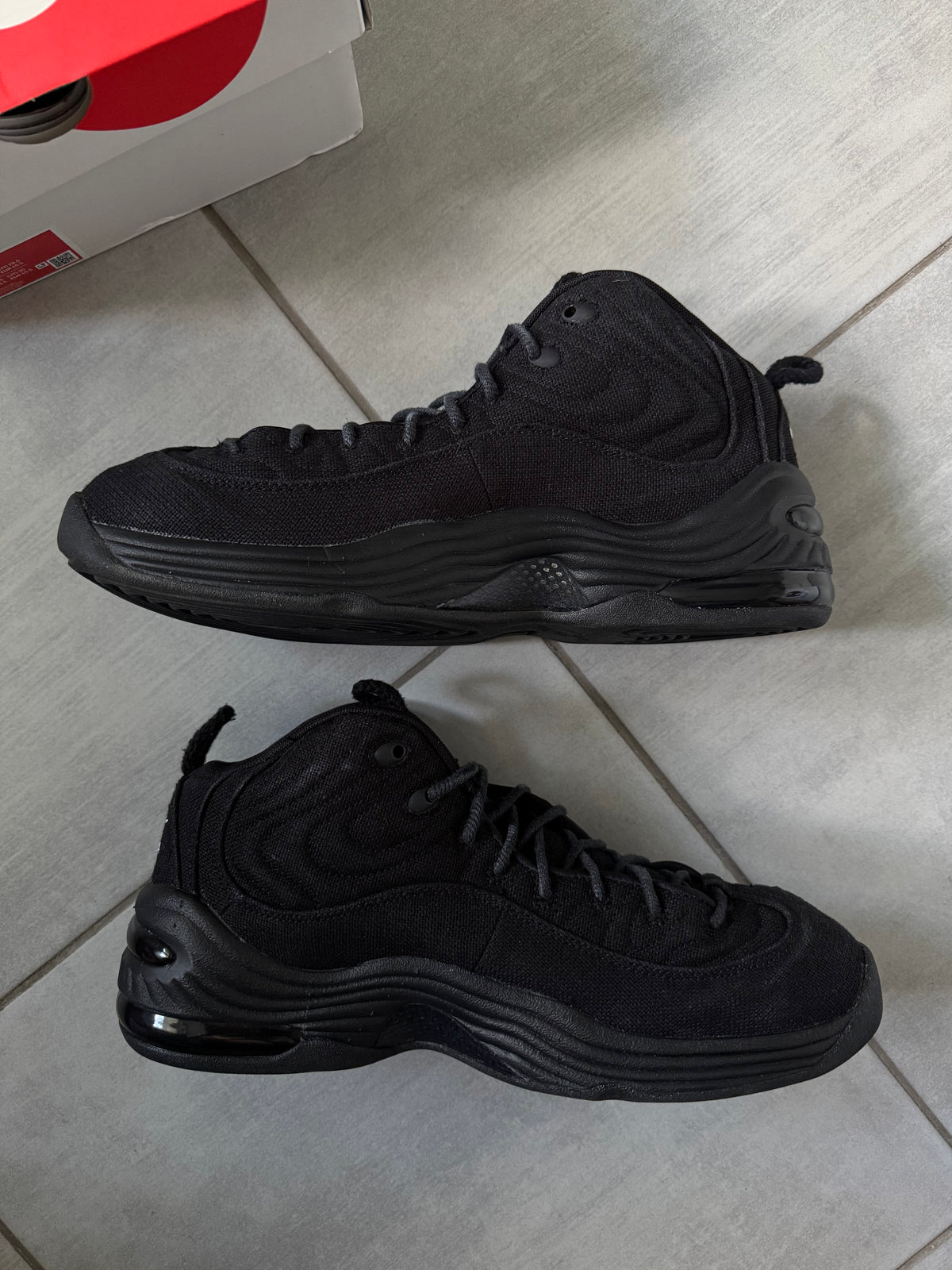 45.5 | Nike Air Penny 2 x Stussy Black DQ5674-001