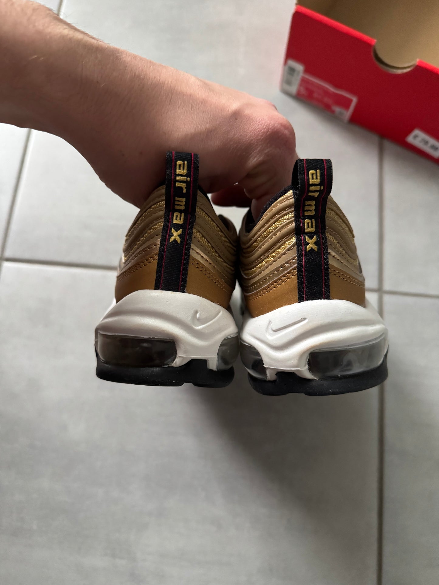 Nike Air Max 97 GS Metallic Gold