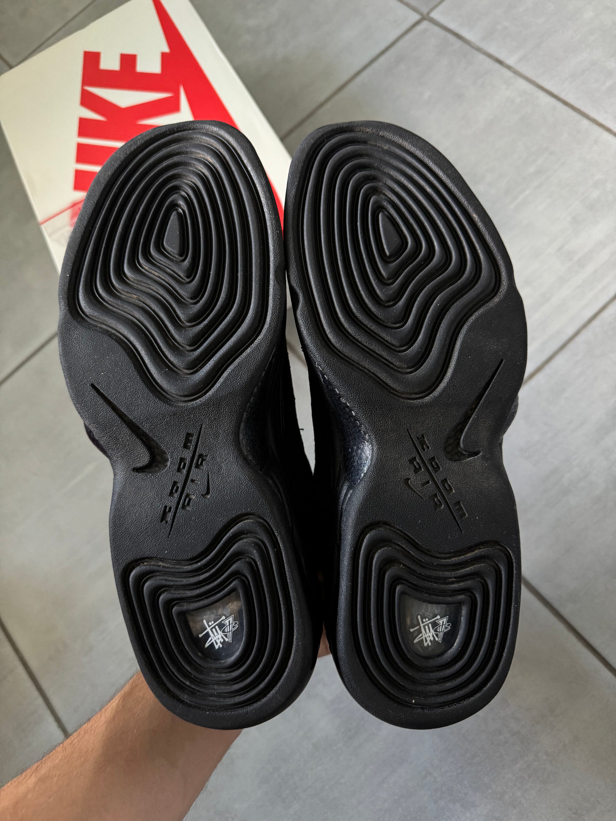 45.5 | Nike Air Penny 2 x Stussy Black DQ5674-001