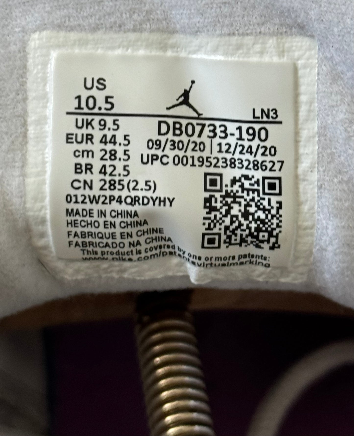 Air Jordan 12 Low Easter DB0733-190