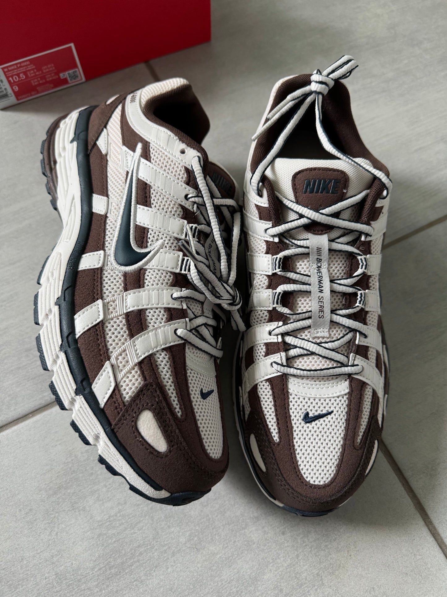 Nike P-6000 White Brown HV8972-001