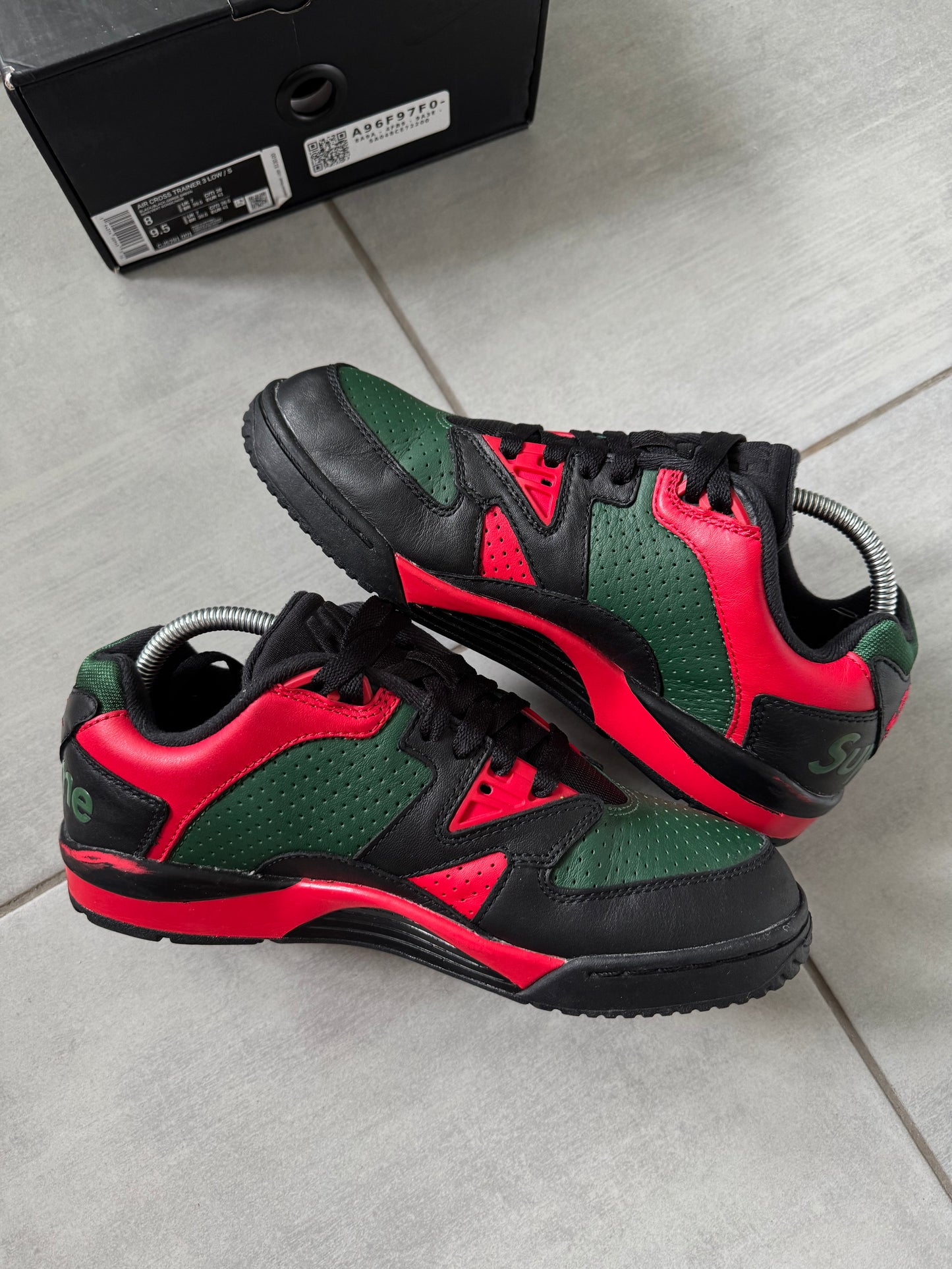 Nike Air Cross Trainer 3 x Supreme Black Gorge Green