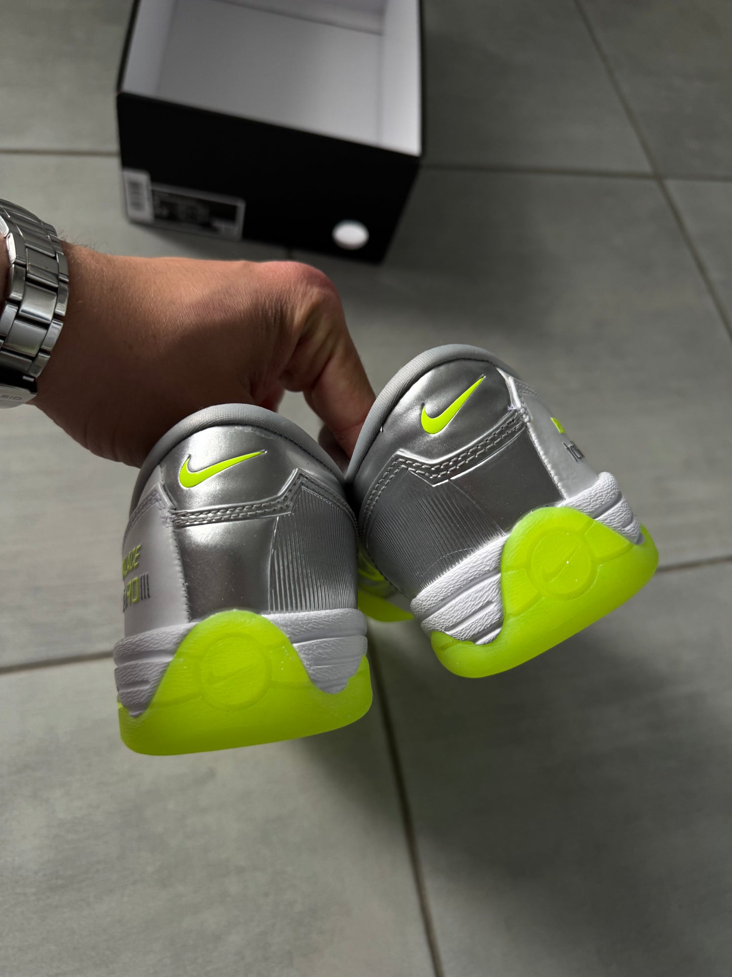 Nike Total 90 White Silver Volt x Palace IM1381-100