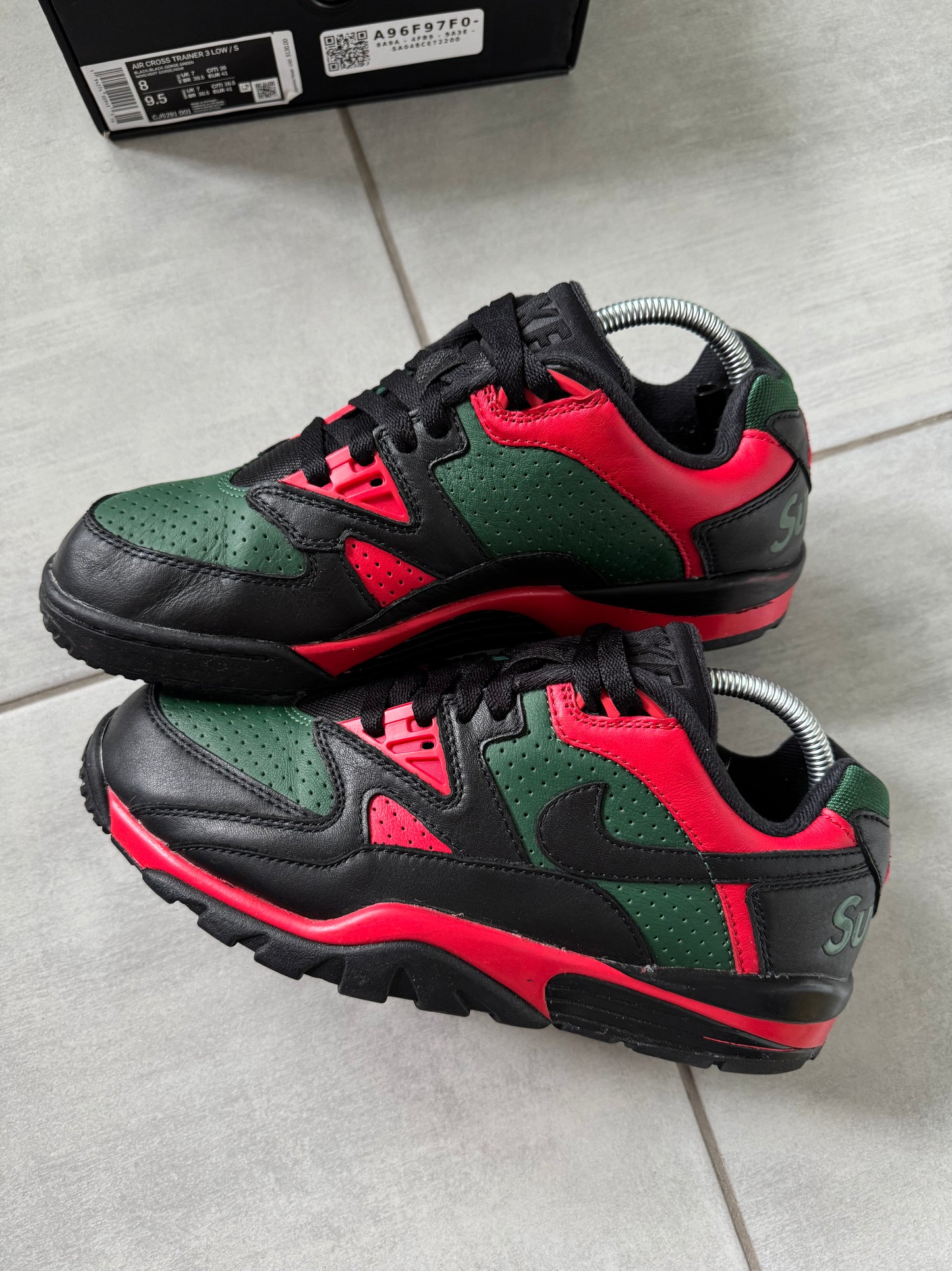 Nike Air Cross Trainer 3 x Supreme Black Gorge Green