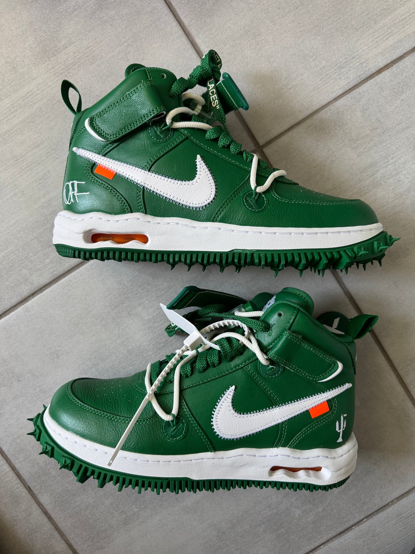 Nike Air Force 1 Mid x Off-White Pine Green DR0500-300