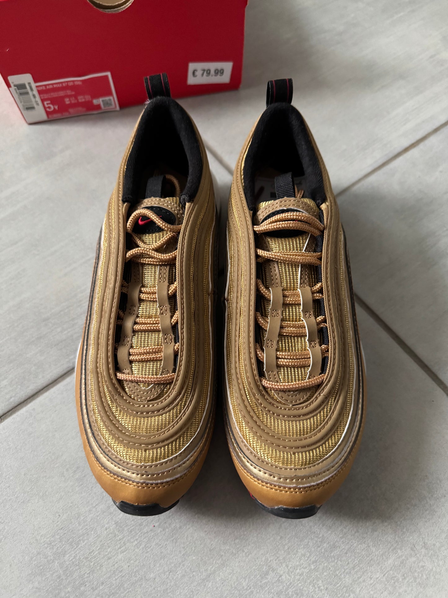 Nike Air Max 97 GS Metallic Gold
