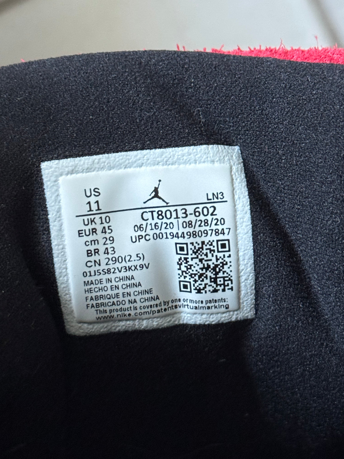 45 | Air Jordan 12 Reverse Flu Game CT8013-602